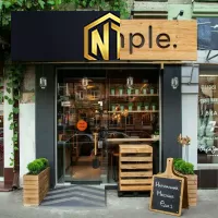 BẢNG HIỆU GỖ QUÁN ĂN / TIỆM CAFE THIẾT KẾ ĐƠN GIẢN ĐỒNG NAI - BHG04